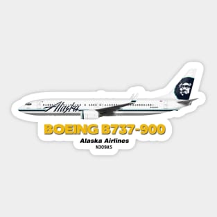 Boeing B737-900 - Alaska Airlines Sticker